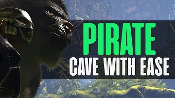 ARK - My DINOPITHECUS makes the PIRATE SHIP cave way too EASY! Solo PVP EP13