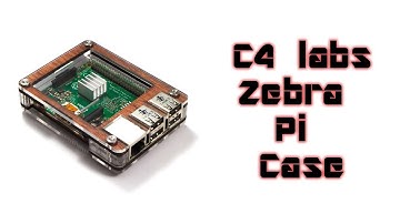 C4 Labs Zebra Wood Case - Raspberry Pi 3, Pi 2, Pi B+ and 2B Review