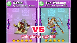 tower conquest #162 : ronin 5 star vs sun wukong 5 star #gà game screenshot 3