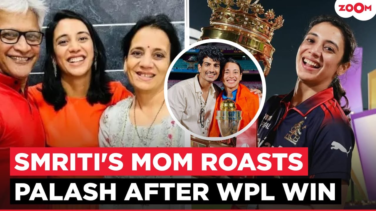 Smriti Mandhana’s mom roasts Palash Muchhal after WPL win, internet loves ‘savage aunty’