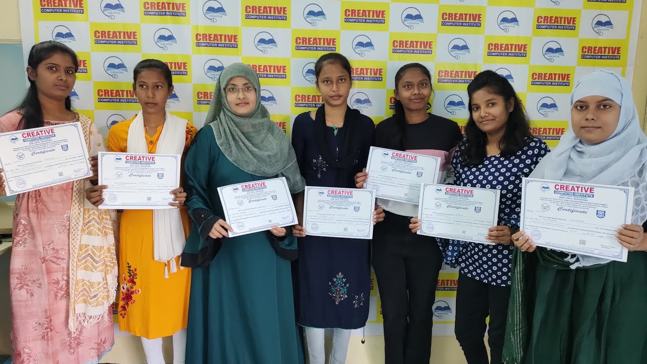 certificate distribution @ Creative computer institute (khutauna) - YouTube