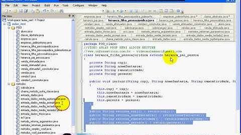 aula 1472 java   Com Aúdio Classe Abstrata