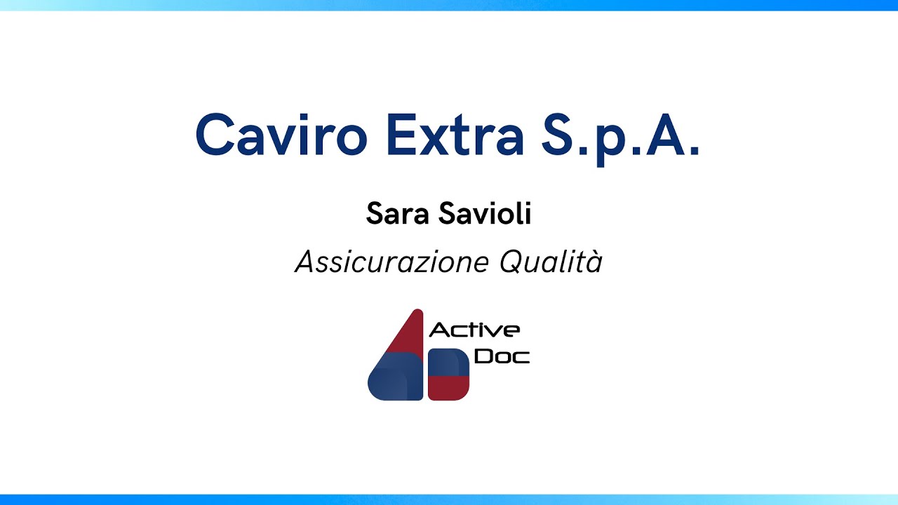 Il flusso della gestione modifiche per Caviro Extra S.p.A.