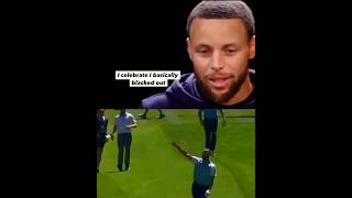 Steph Curry on what it’s like to hit a hole in one shorts youtubeshorts nba short golf sports