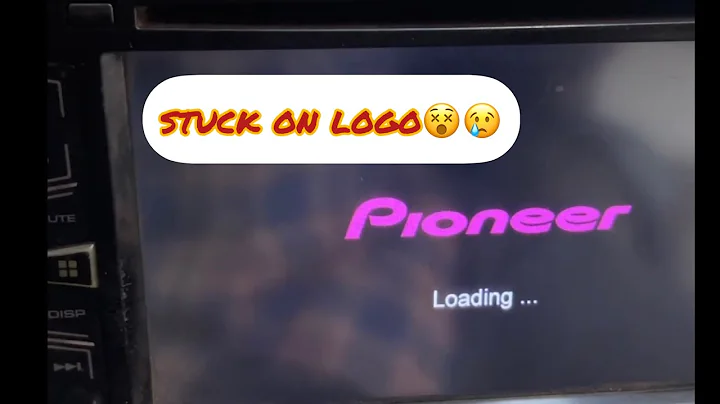 PIONEER HEAD UNIT STUCK ON LOGO 😢 AVH179DVD