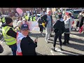 Protest Chaos: Drunk Lady's Epic Trolling of the Left#ukprotest #looneyleft 