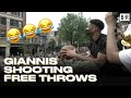 Giannis Really Took His Time Shooting A Free Throw At The Bucks Championship Parade