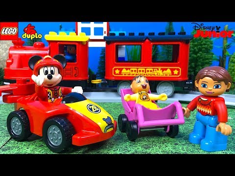 lego duplo tren mickey mouse