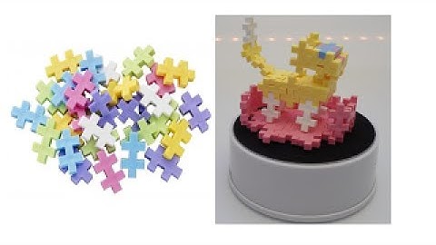 Plus-Plus 3D puzzle unboxing new toys video with Disney puzzle link