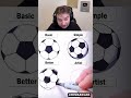 How to draw soccer balls noob vs pro 