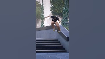 360 Flip Bs Noseslide down HUBBA HIDE-OUT in @skate? 🤯 #shorts