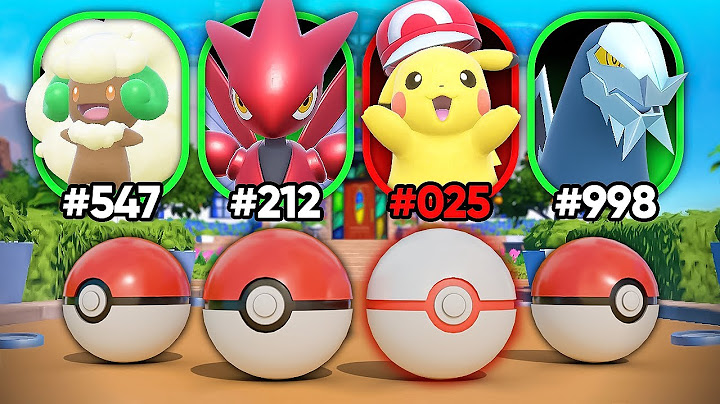 On CHOISIT nos STARTERS avec leur NUMÉRO POKÉDEX, mais IL Y EN A QUATRE