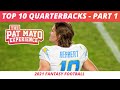 2021 Best NFL QB Rankings | Top 10 NFL Quarterbacks | Part One No. 6-10, Honorable Mentions