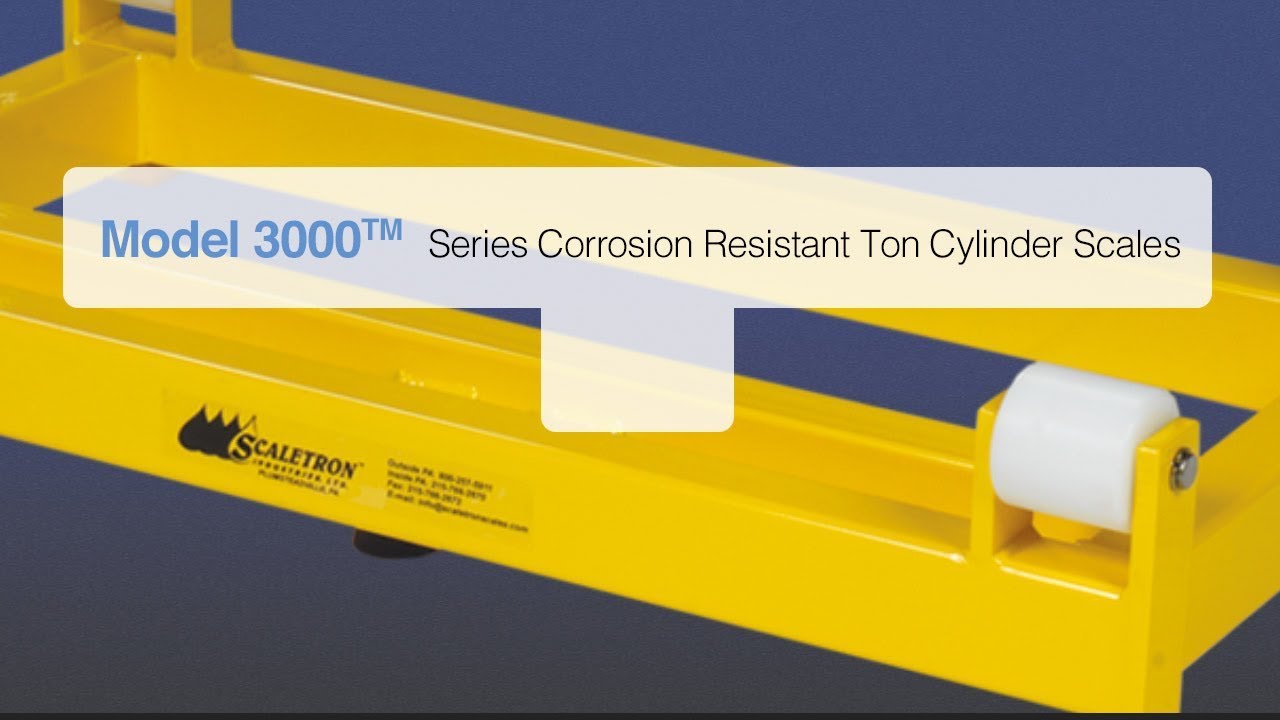 Scaletron Model 3000™ Series Ton Cylinder Scales