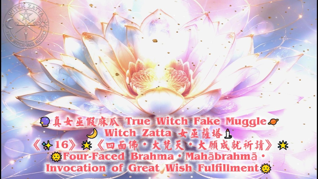《✨16》🌟《四面佛・大梵天・大願成就祈請》🌟🌞Four-Faced Brahma・Mahābrahmā・Invocation of Great Wish Fulfillment🌞