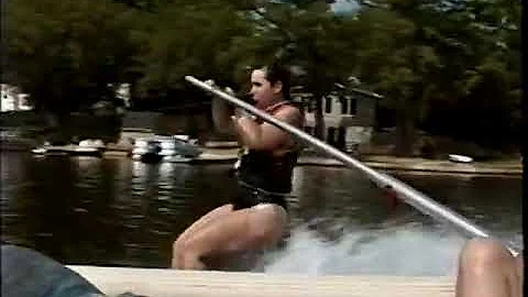 Rhonda First-Time Water-Skiing Lake Lansing Michig...