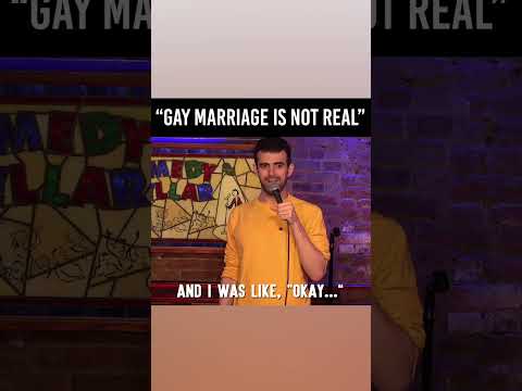 โGay Marriage is Not Realโ with Sam Morril