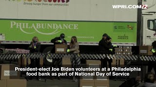 VIDEO NOW: President-elect Biden takes part in National Day of Service