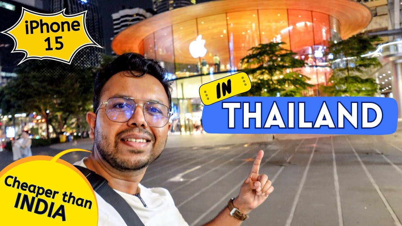 Travel Thailand To Buy Cheap iPhone 15 Pro At THE BIGGEST APPLE STORE ...