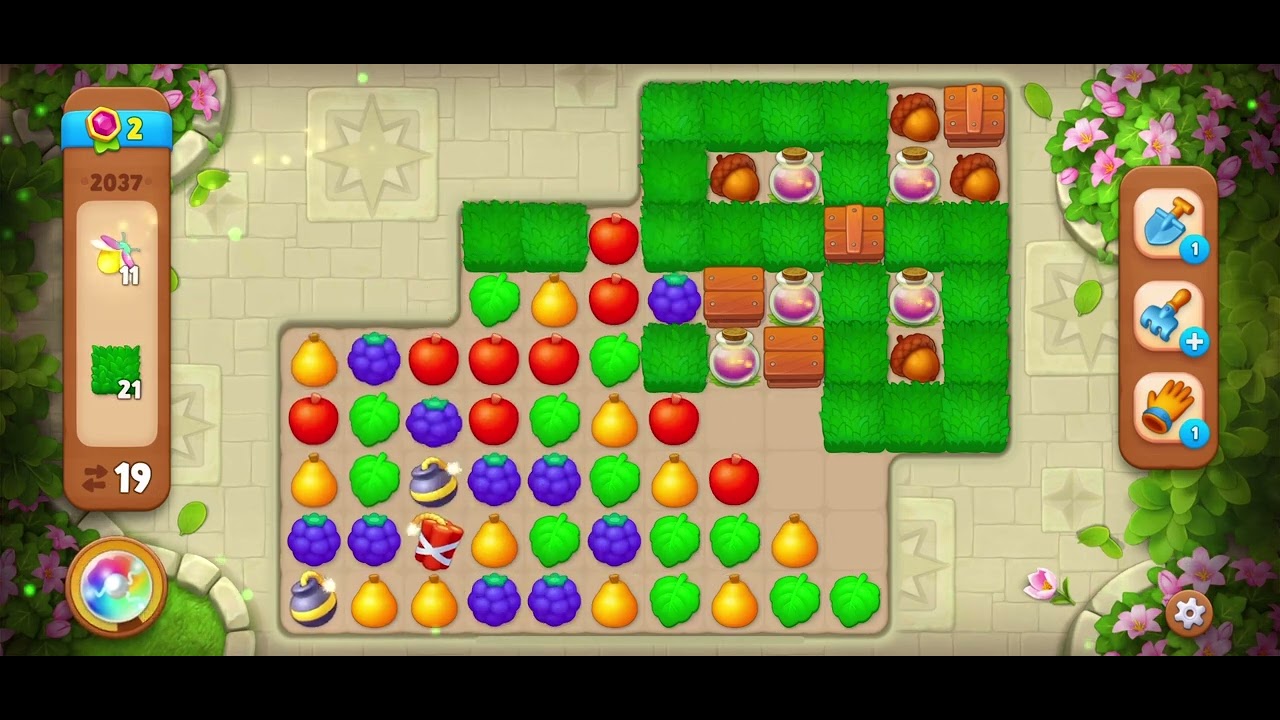 【Gardenscapes】Level.2037 YouTube