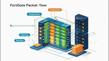 FortiGate Packet Flow Explained - Hindi | Complete Flow of Traffic Through FortiGate Firewall