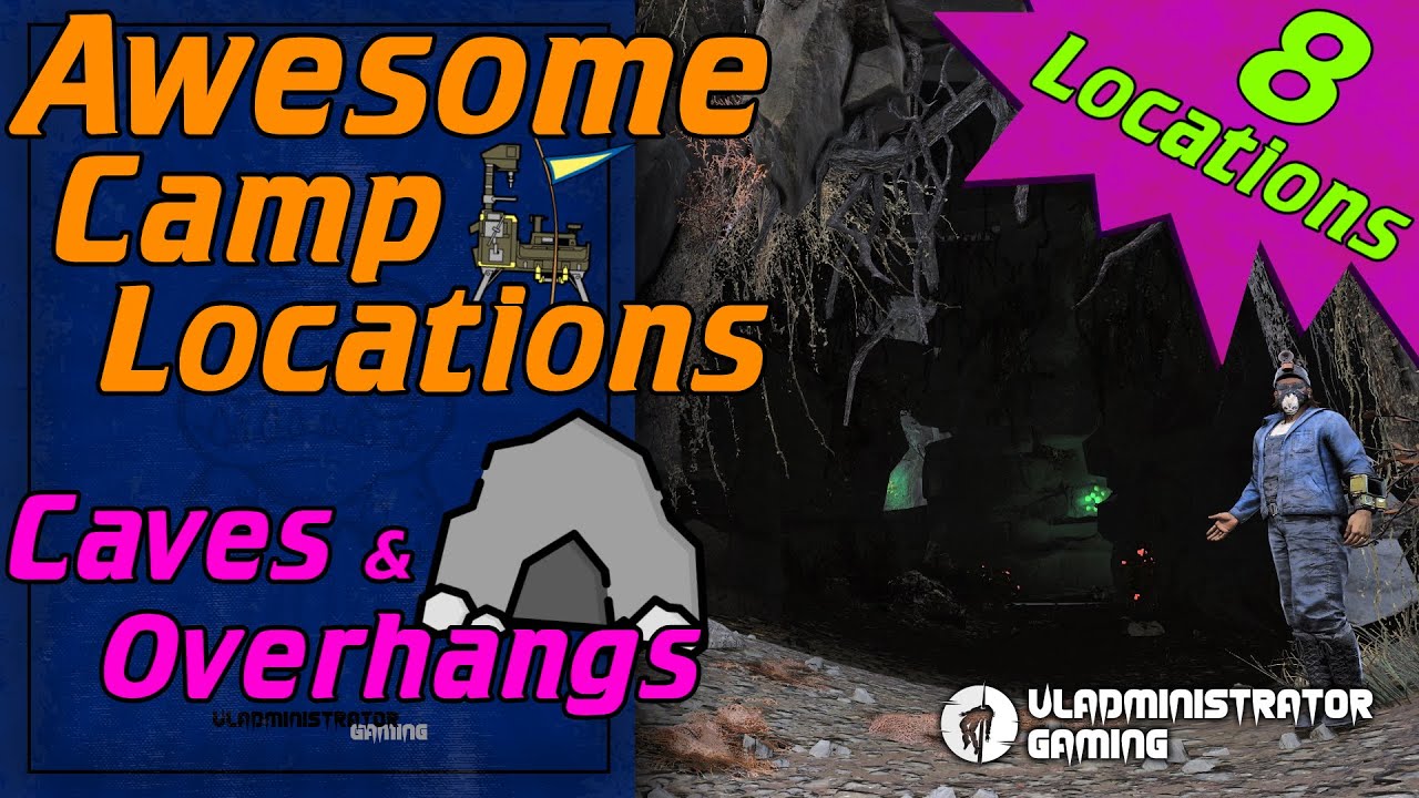 Awesome Camp Locations with Caves and Overhangs | Fallout 76