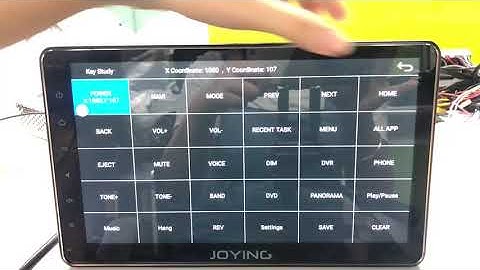 How to learn the left panel button on joying touchscreen head unit?