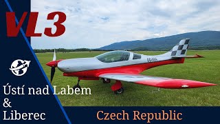 VL3 flight to Czech Republic, North Bohemia : Usti Nad Lablem and Liberec by Cruise Ships & VFR Flights, explore the world ! 253 views 9 months ago 10 minutes, 2 seconds