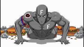 What Happens When F-Man Eats Junk Food 🍔. #fitgreek #fit #junkfood #health #gym #diet #food