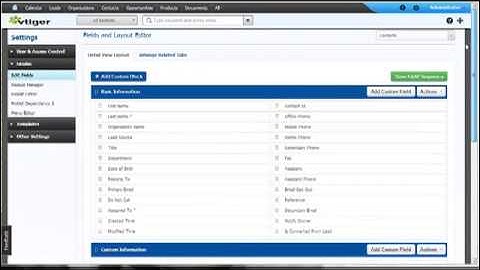 VTiger 6   Layout Editor