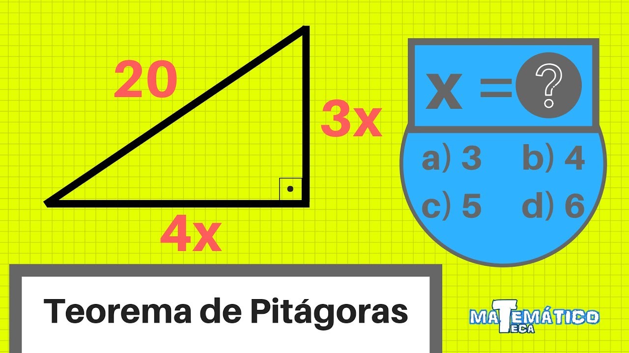 Teorema De Pitágoras Exercícios Youtube