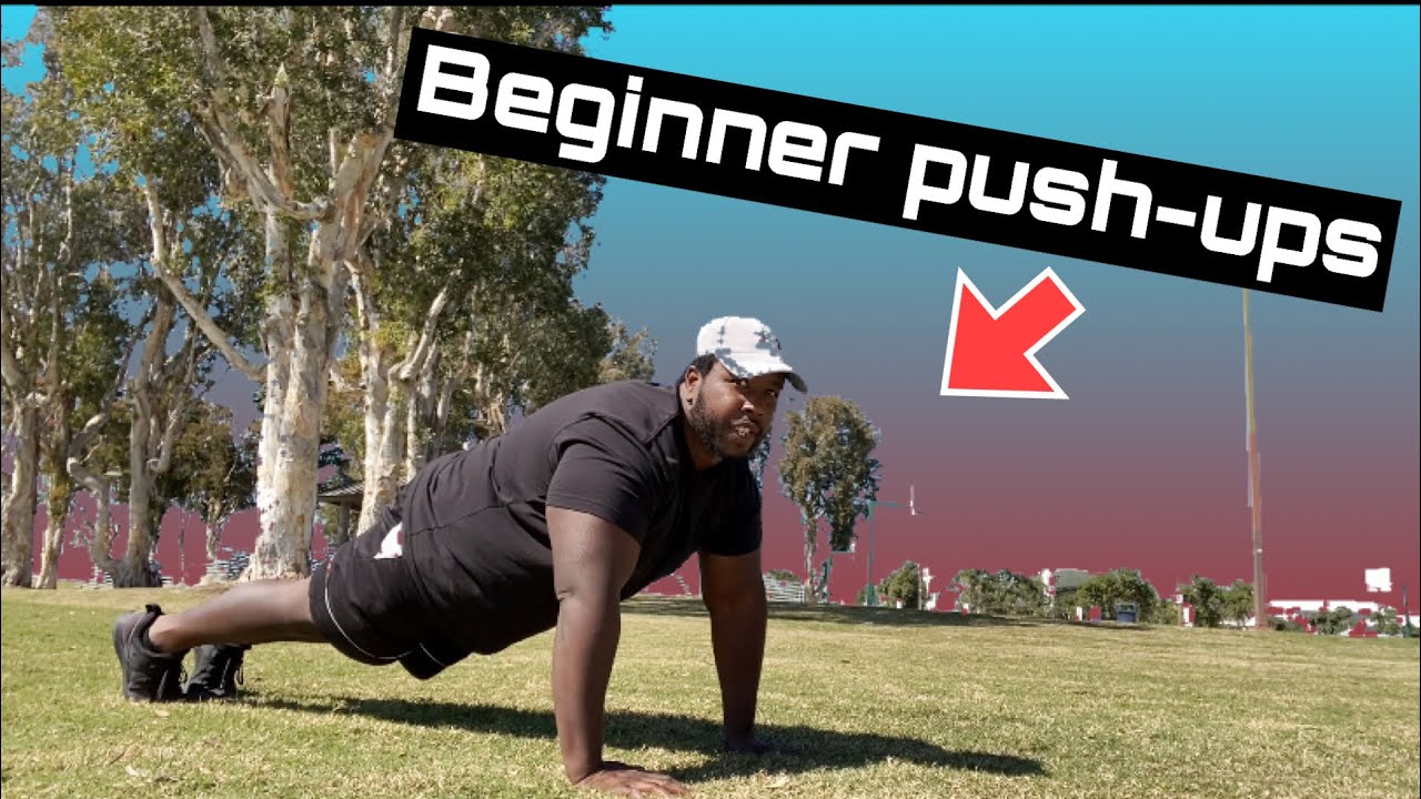 Push up progressions for beginners! - YouTube