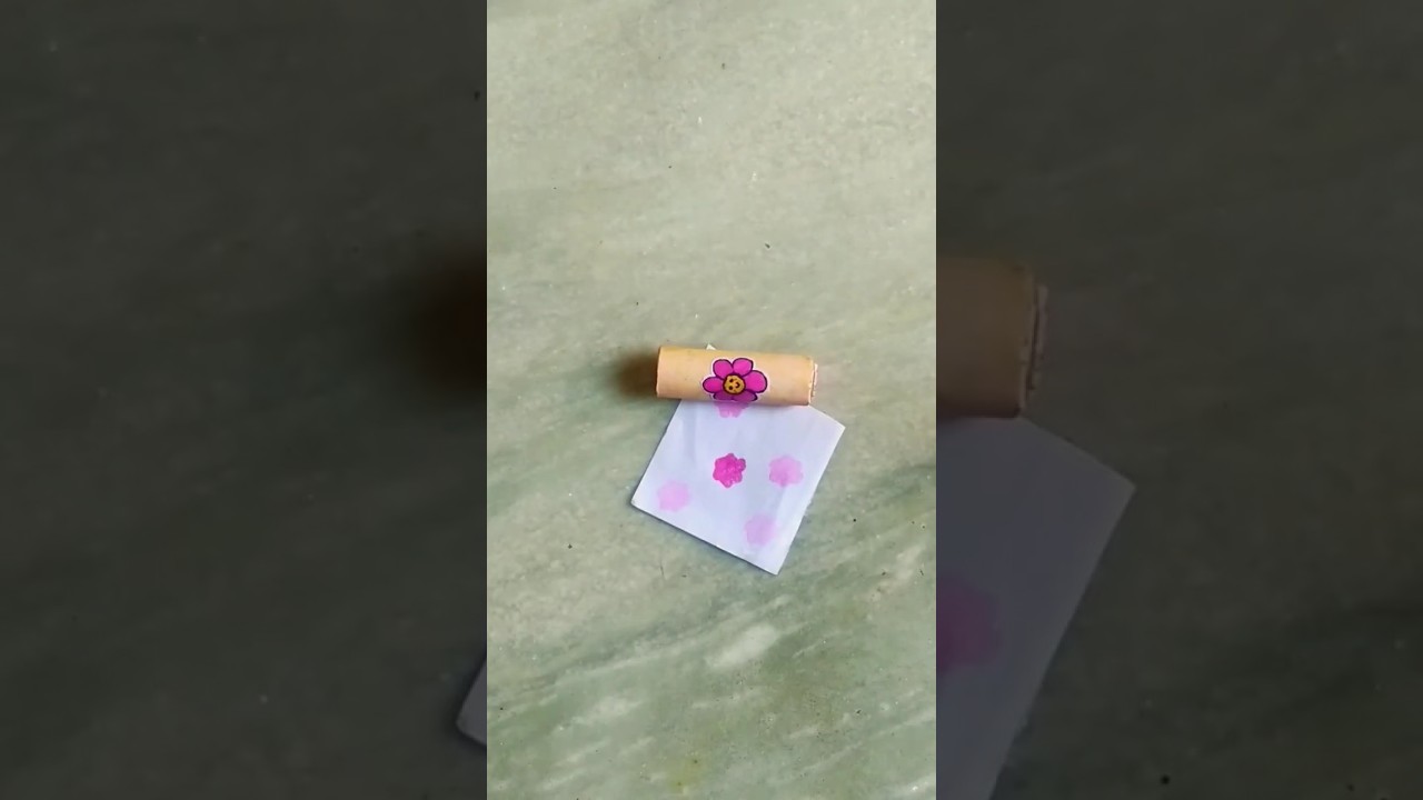 DIY flower stamp 🌺 / 