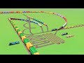 MOST POWERFUL INDIAN TRAIN CROSSING 🐍SNAKE CIRCLE UTURN RAILROAD BEANG DRIVE RAILWORK