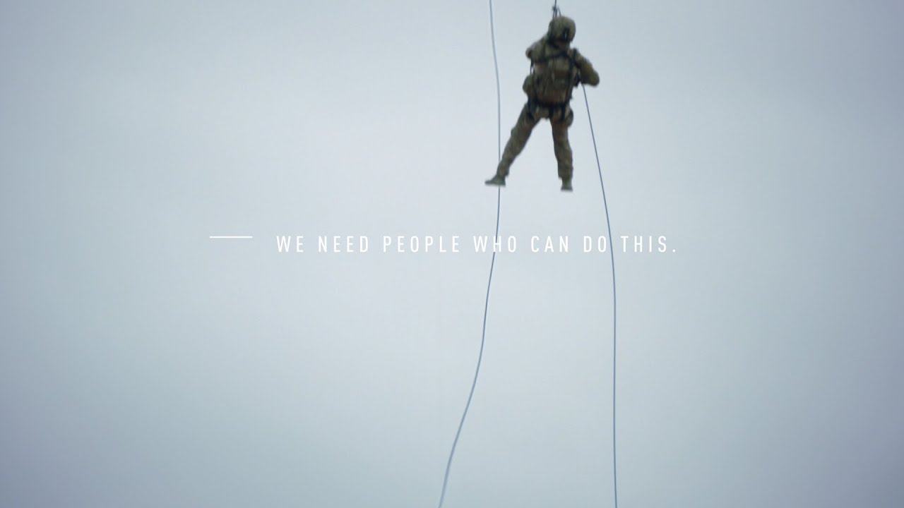 U.S. Air Force: Special Warfare Rappel - YouTube
