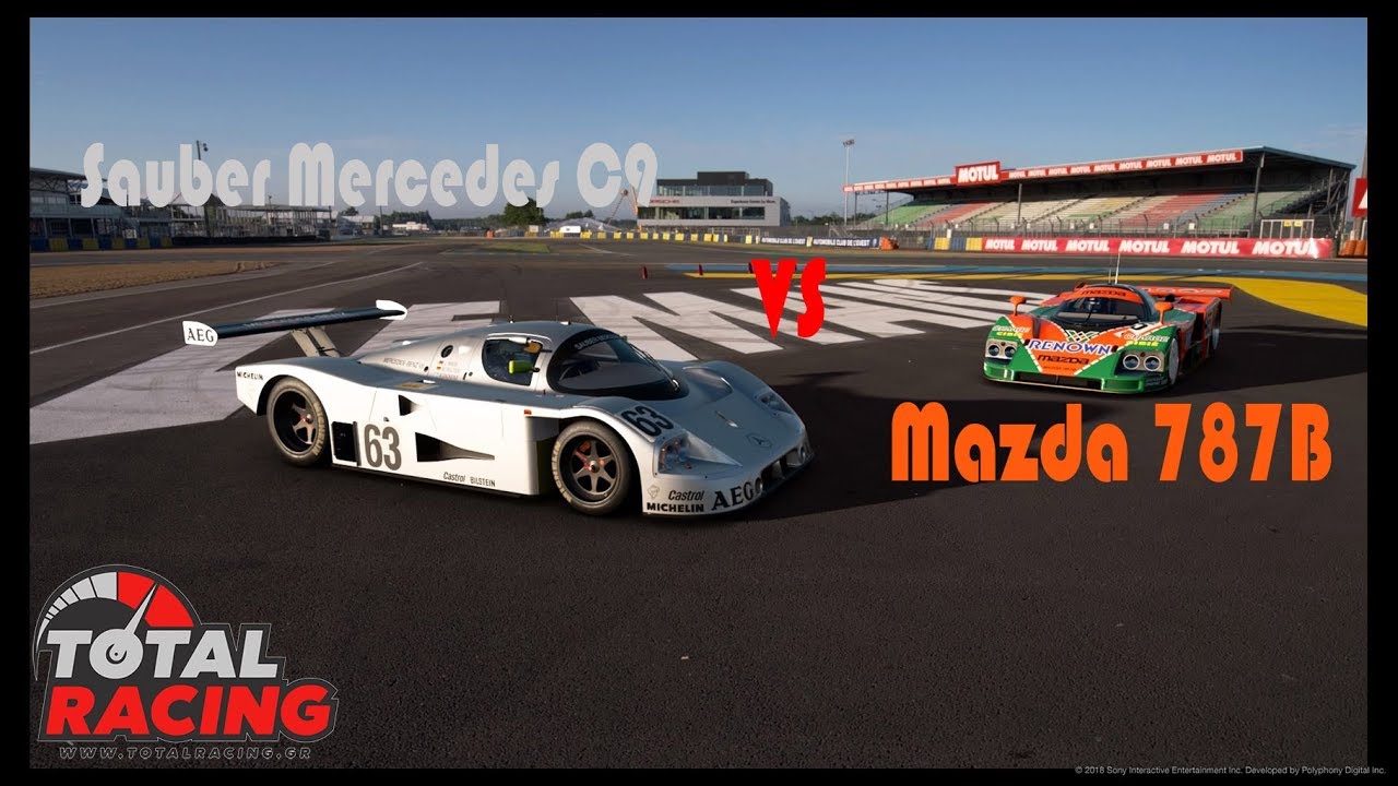 Sportscar Legends: Sauber Mercedes C9 VS Mazda 787B (60FPS