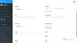 Fast Learn - Learning Management System | How to Add Lesson