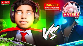 RANZEX VS 6 PRO HATERS 😱GET READY TO FIGHT 😈🥵 ||  #shortsfeed #freefirelive #ranzexf