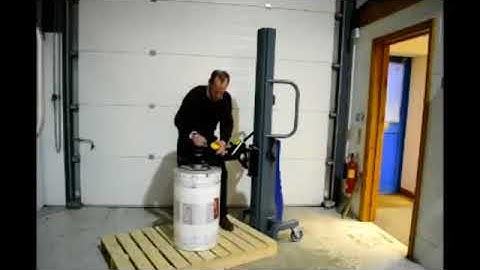 Sitecraft Reel Handler Manual clamp and rotate