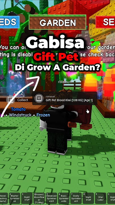GABISA GIFT PET GARA-GARA PET DUPE ?? | Grow A Garden