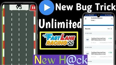 Mx Player New Unlimited Score Trick || Fast Lane Race Hack Trick Instant Payment Trick 🤑