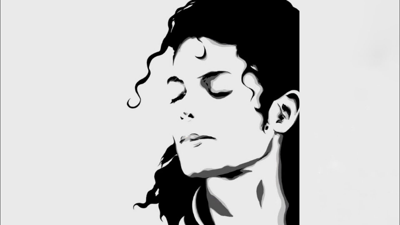 Michael Jackson portrait | sketch/art time lapse | How to draw Michael ...