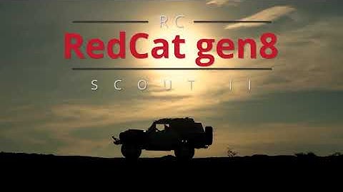 Mega RC Crawler Truck RedCat gen8 Scout II solo Adventure Trail 4x4 off road RC Crawler Extreme
