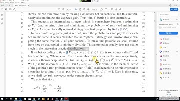 Python for Finance 63. Automated Trading-1: 資金管理: 兩個出象下的凱利公式 (recorded on 20190820)