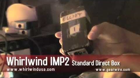 Whirlwind IMP2 Direct Boxes: Little Audio Helpers Habitate Chicago