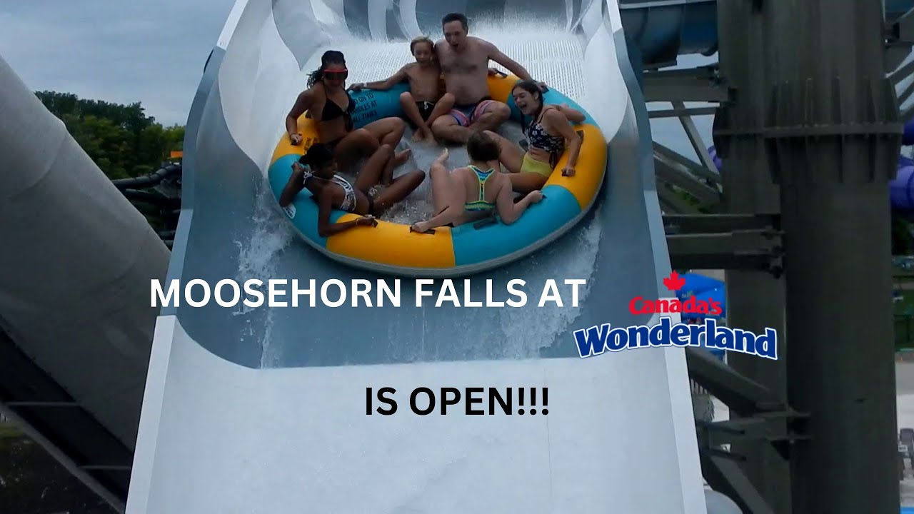 Moosehorn Falls At Canada's Wonderland Is Open! - YouTube