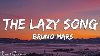 Bruno Mars - The Lazy Song (Lyrics) Resimi