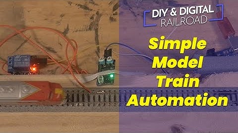 Easy Model Train Automation with an Arduino: Stopping and Starting a locomotive