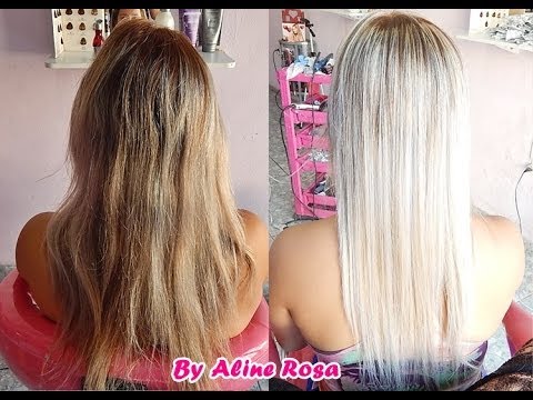Mechas No Papel + Clareamento de Pontas