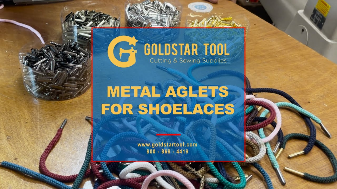 Product Showcase - Metal Aglets for Shoelaces - Goldstartool.com -  800-868-4419 